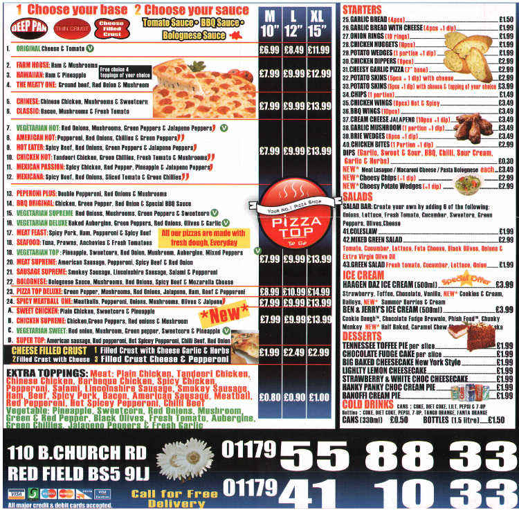 tower pizza staples menu tower pizza staples menu